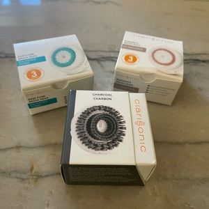 3 NEW Clarisonic specialized brush heads: